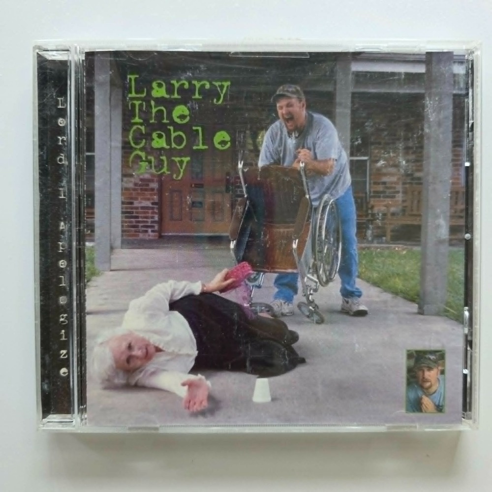 Larry the Cable Guy Lord I Apologize 2001 Music CD 14 Songs Comedy Redneck Humor